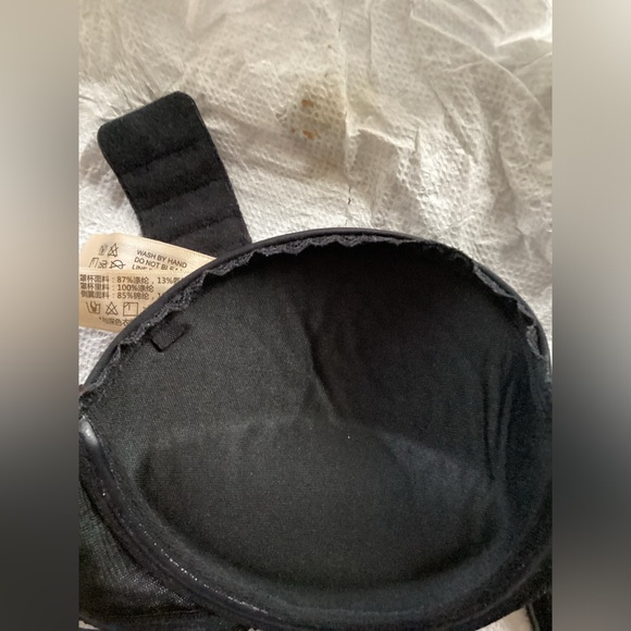 Lily of France Gel Touch Black Strapless Bra Women's Size 34B - Picture 7 of 8